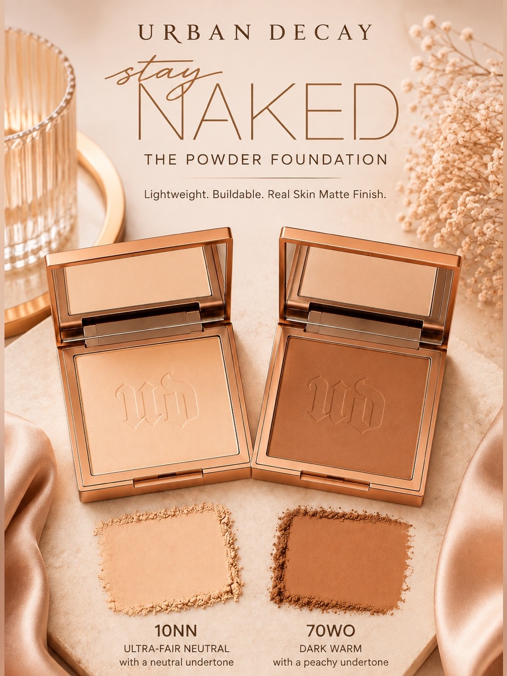 Urban Decay Stay Naked The Fix Powder Foundation Choose Shade NWT